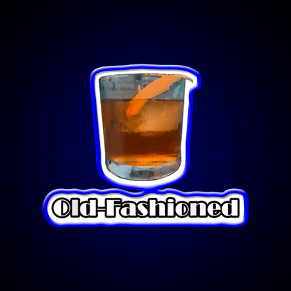 Old Fashioned Cocktail Bar Decor Led Neon Sign Drink Lounge Art Rgb Color - Shineneon