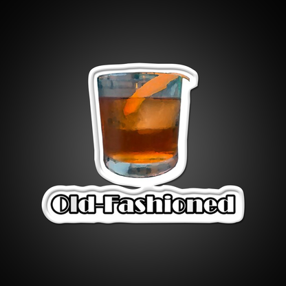 Old Fashioned Cocktail Bar Decor Led Neon Sign Drink Lounge Art Rgb Color - LED neon sign view 11
