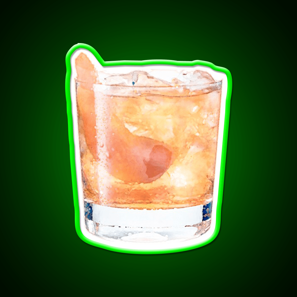 Old Fashioned Cocktail Bar Decor Led Neon Sign Home Bar Decor Rgb Color - Shineneon