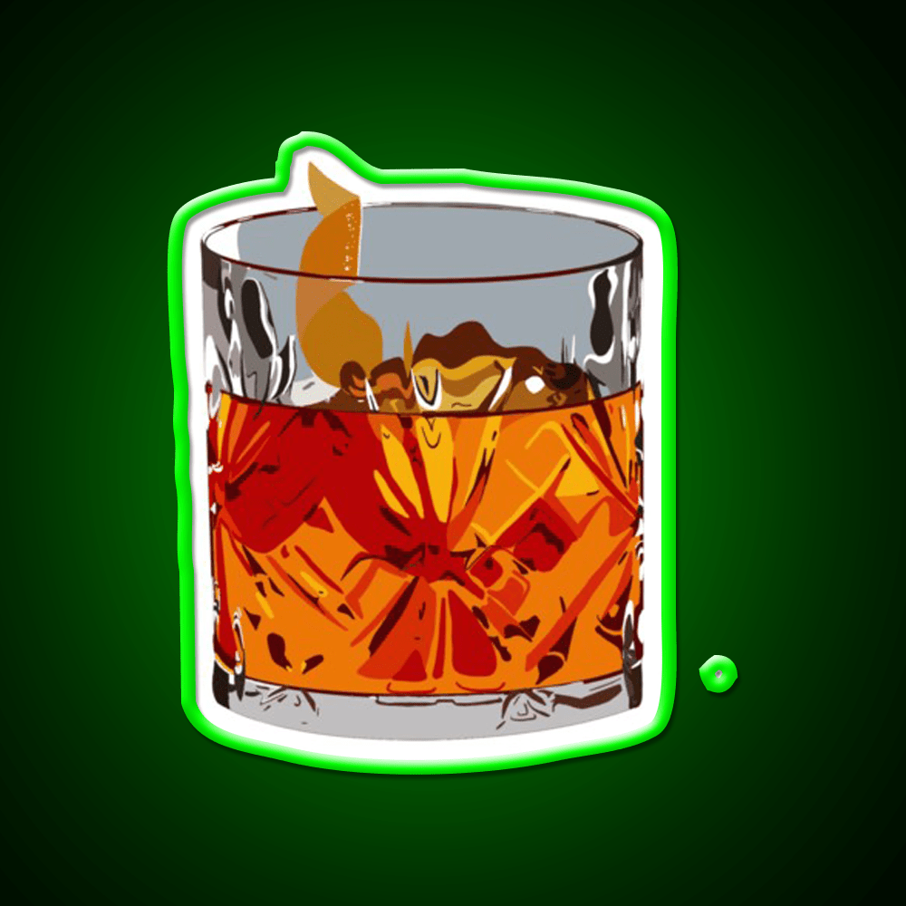 Old Fashioned Cocktail Bar Decor Led Neon Sign Neon Party Sign Rgb Color - Shineneon