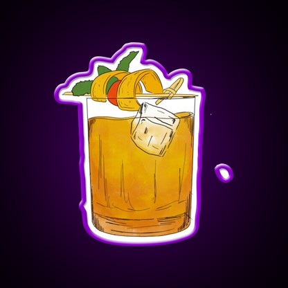 Old Fashioned Cocktail Bar Decor Led Neon Sign Neon Party Signs Rgb Color - LED neon sign view 9