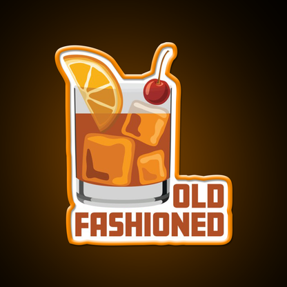 Old Fashioned Cocktail Bar Decor Led Neon Sign Rgb Color - LED neon sign view 6