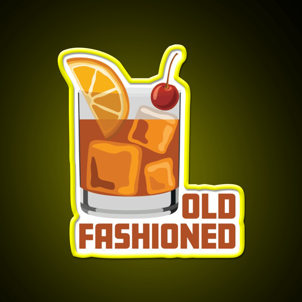 Old Fashioned Cocktail Bar Decor Led Neon Sign Rgb Color - Shineneon