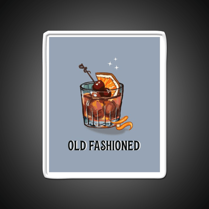 Old Fashioned Cocktail Whiskey Drink Bar Led Neon Sign Rgb Color - Shineneon