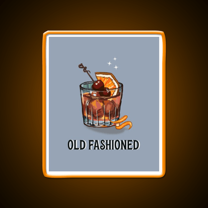 Old Fashioned Cocktail Whiskey Drink Bar Led Neon Sign Rgb Color - Shineneon