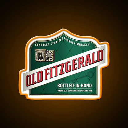 Old Fitzgerald Kentucky Whiskey Classic Whiskey Drink Bar Led Neon Sign Rgb Color - Shineneon