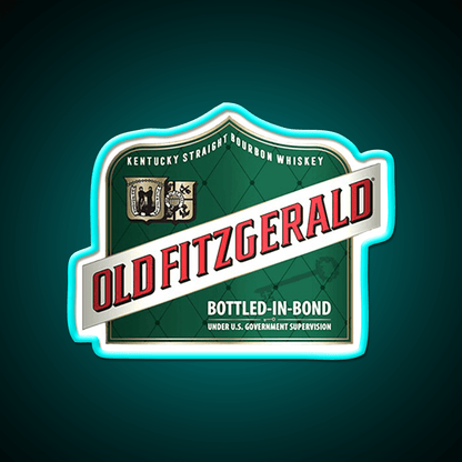 Old Fitzgerald Kentucky Whiskey Shirts Whiskey Drink Bar Led Neon Sign Rgb Color - Shineneon