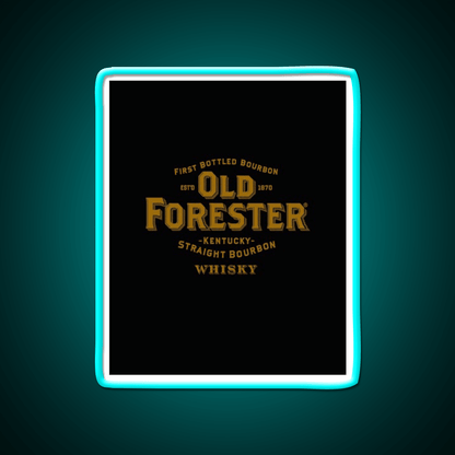 Old Forester Kentucky Whiskey Graphic Whiskey Drink Bar Led Neon Sign Rgb Color - Shineneon