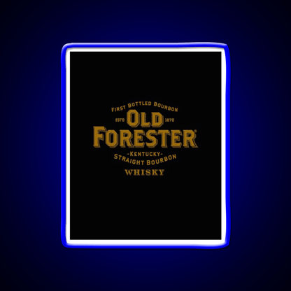 Old Forester Kentucky Whiskey Graphic Whiskey Drink Bar Led Neon Sign Rgb Color - Shineneon