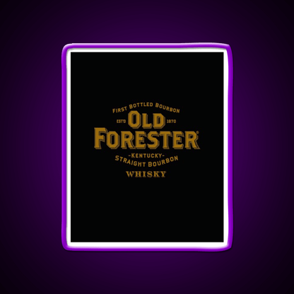 Old Forester Kentucky Whiskey Graphic Whiskey Drink Bar Led Neon Sign Rgb Color - Shineneon