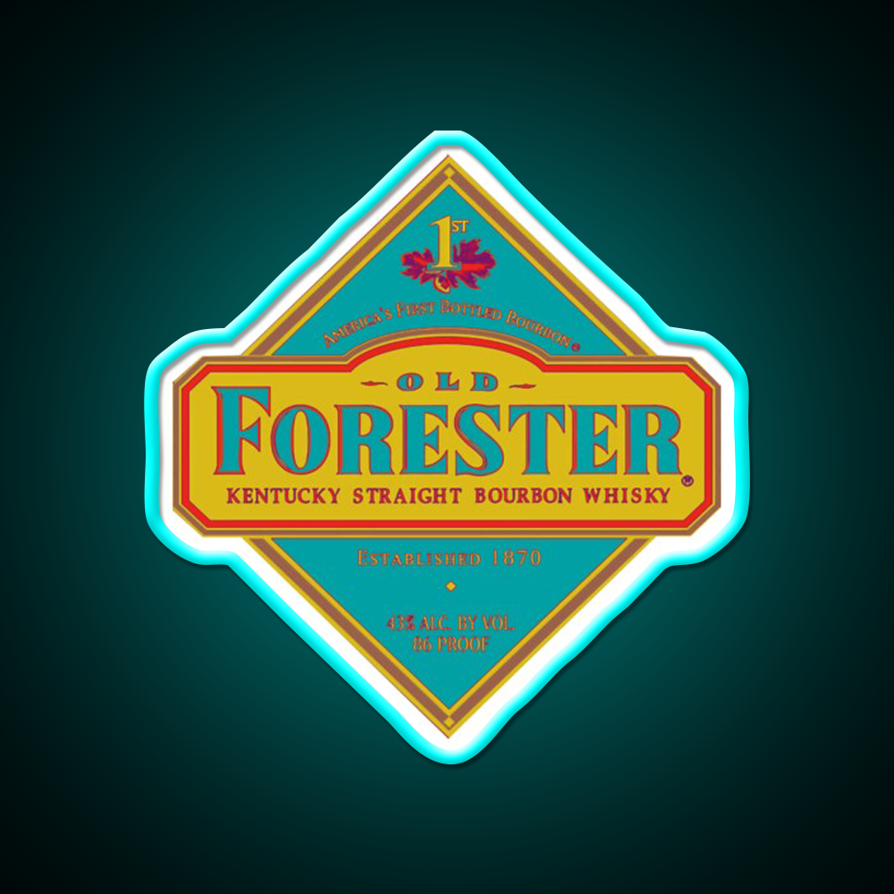 Old Forester Whiskey Drink Bar Led Neon Sign Rgb Color