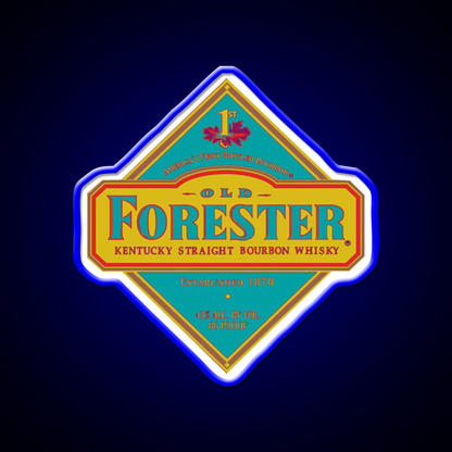Old Forester Whiskey Drink Bar Led Neon Sign Rgb Color