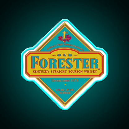 Old Forester Whiskey Drink Bar Led Neon Sign Rgb Color - Shineneon