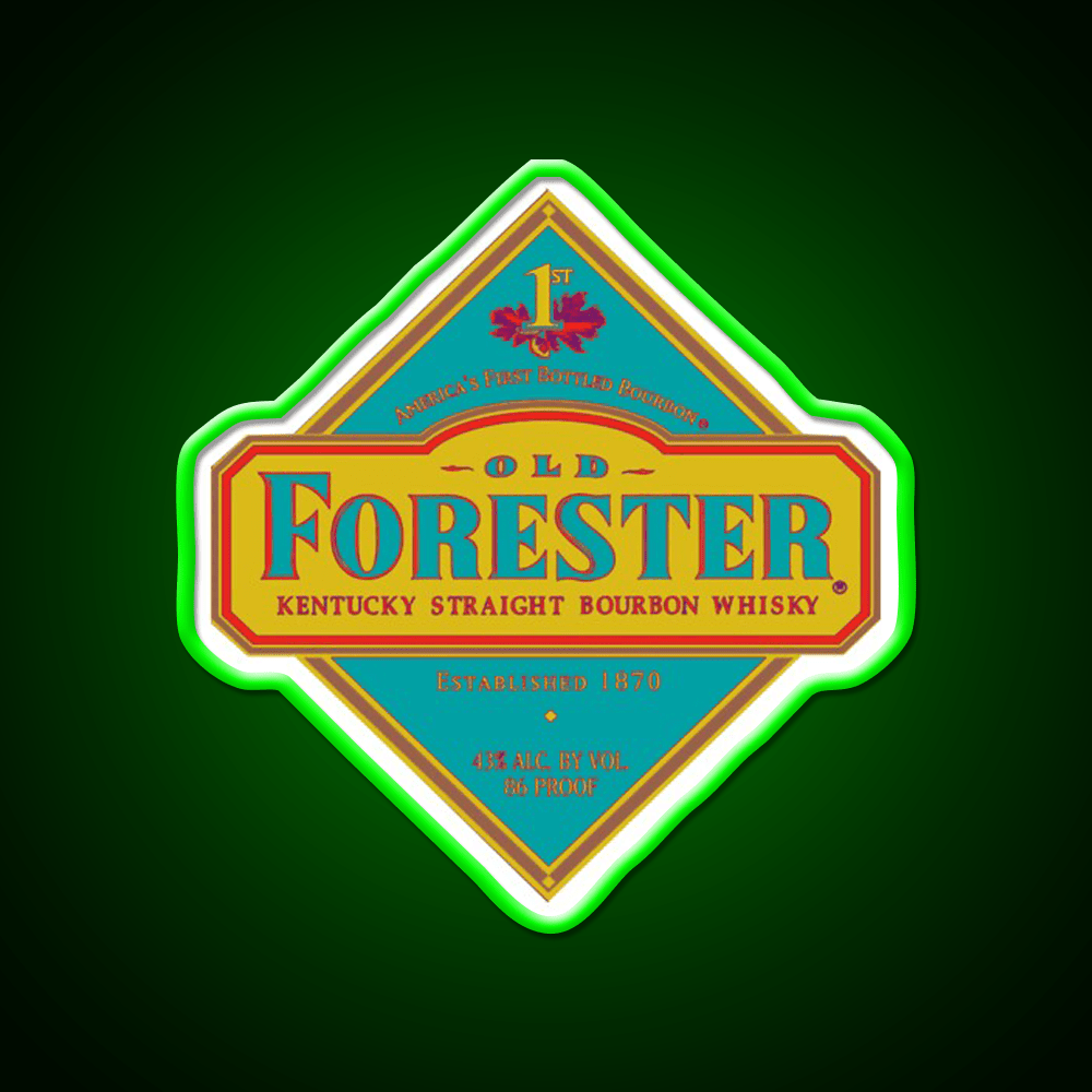 Old Forester Whiskey Drink Bar Led Neon Sign Rgb Color - Shineneon