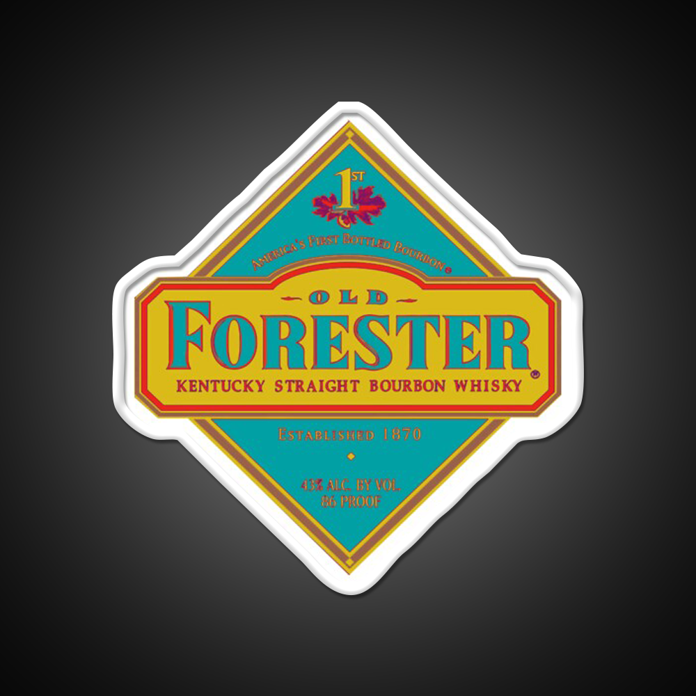 Old Forester Whiskey Drink Bar Led Neon Sign Rgb Color