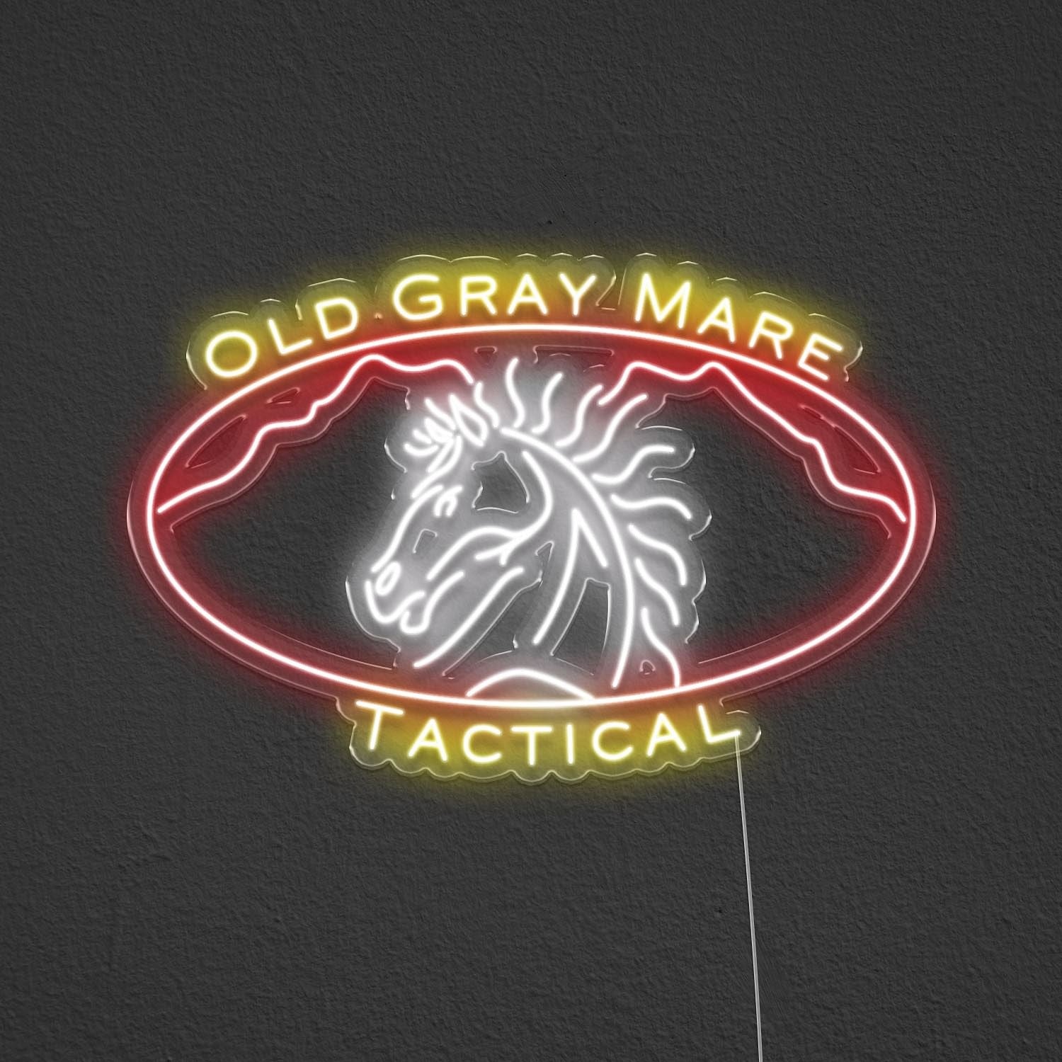 Old Gray Mare Tactical Led Neon Signs Wall Art | Shineneon