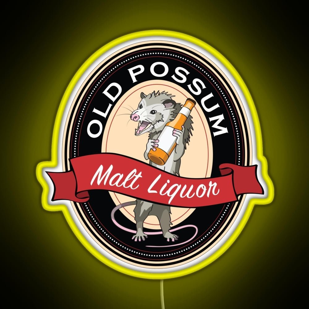 Old Possum Rgb Led Neon Sign Pop Wall Art - Shineneon