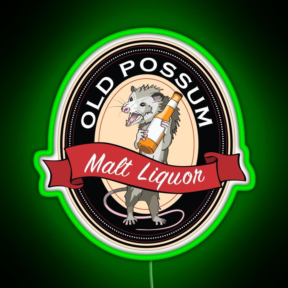 Old Possum Rgb Led Neon Sign Pop Wall Art - Shineneon