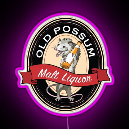 Old Possum Rgb Led Neon Sign Pop Wall Art - Shineneon