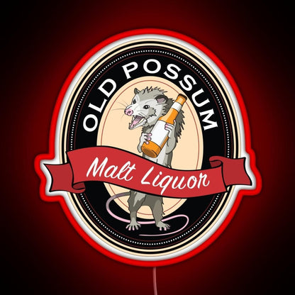 Old Possum Rgb Led Neon Sign Pop Wall Art - Shineneon