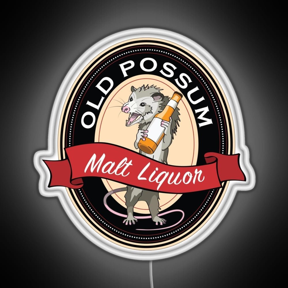 Old Possum Rgb Led Neon Sign Pop Wall Art - Shineneon