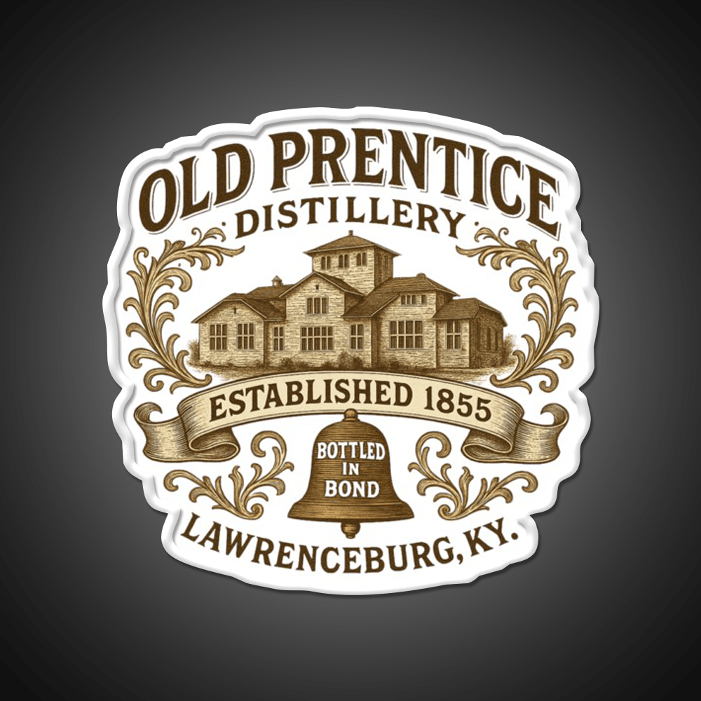 Old Prentice Distillery Whiskey Drink Bar Led Neon Sign Rgb Color - Shineneon