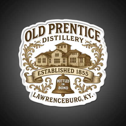 Old Prentice Distillery Whiskey Drink Bar Led Neon Sign Rgb Color - Shineneon