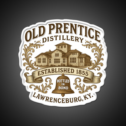 Old Prentice Distillery Whiskey Drink Bar Led Neon Sign Rgb Color