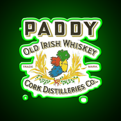 Old Pub Paddy S Reserved Whiskey Drink Bar Led Neon Sign Rgb Color