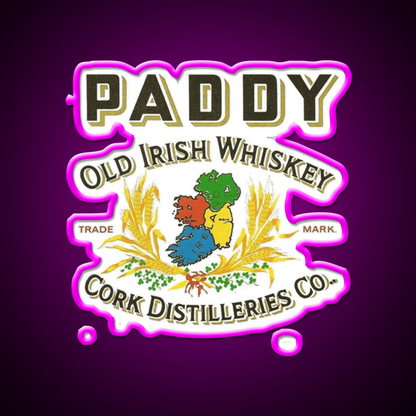 Old Pub Paddy S Reserved Whiskey Drink Bar Led Neon Sign Rgb Color