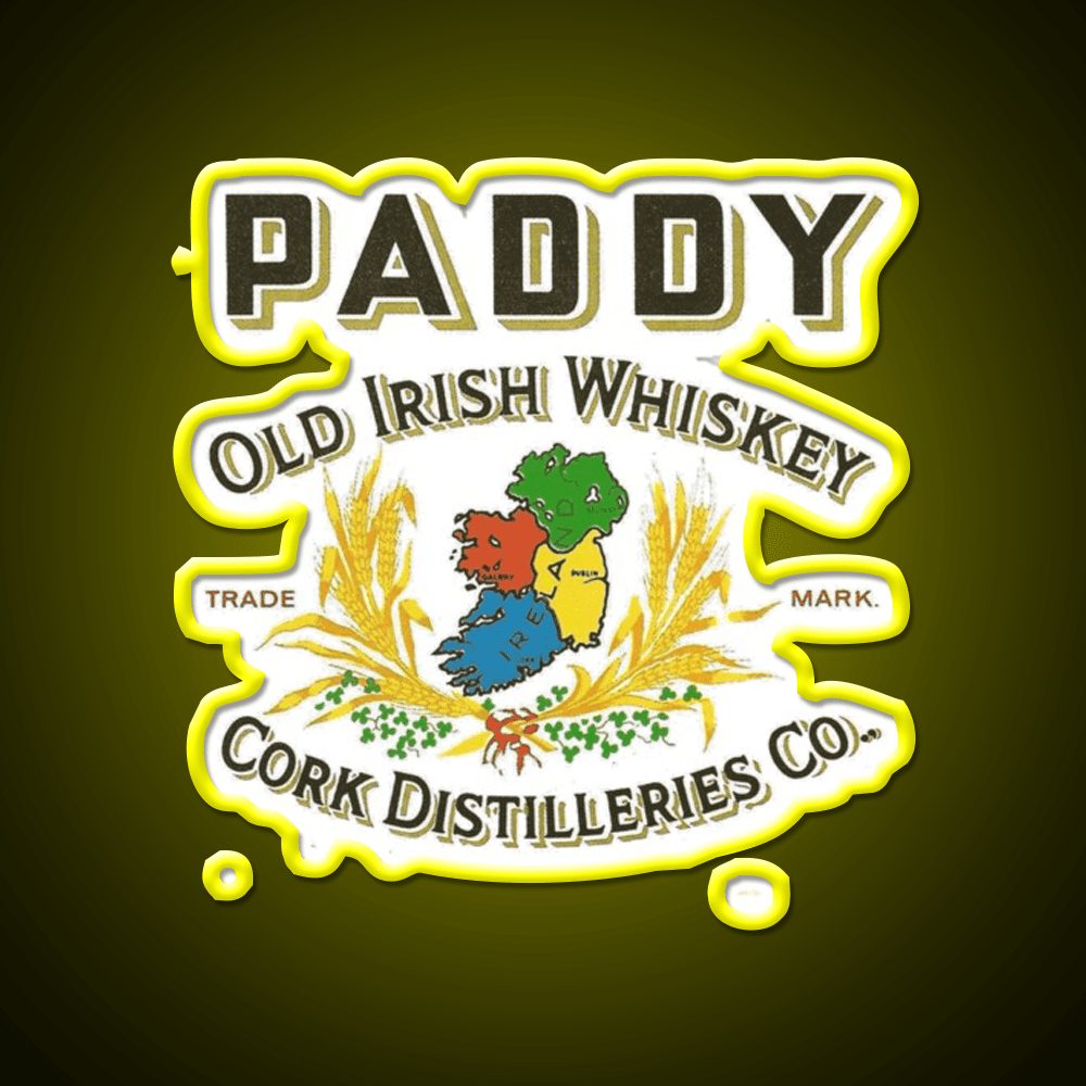 Old Pub Paddy S Reserved Whiskey Drink Bar Led Neon Sign Rgb Color - Shineneon