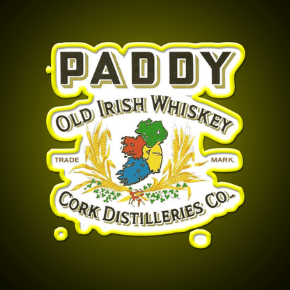 Old Pub Paddy S Reserved Whiskey Drink Bar Led Neon Sign Rgb Color - Shineneon