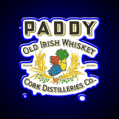 Old Pub Paddy S Reserved Whiskey Drink Bar Led Neon Sign Rgb Color - Shineneon