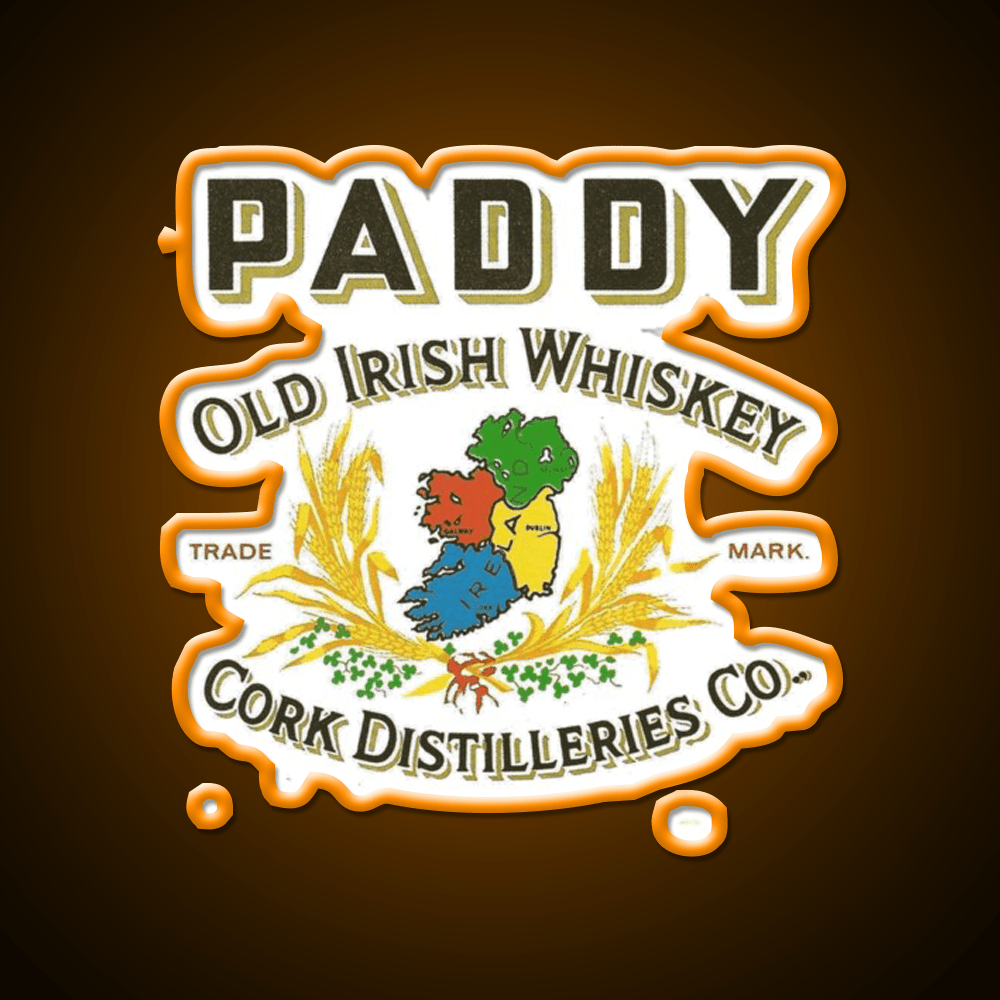 Old Pub Paddy S Reserved Whiskey Drink Bar Led Neon Sign Rgb Color - Shineneon