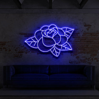 Old School Rose Neon Sign | Shineneon