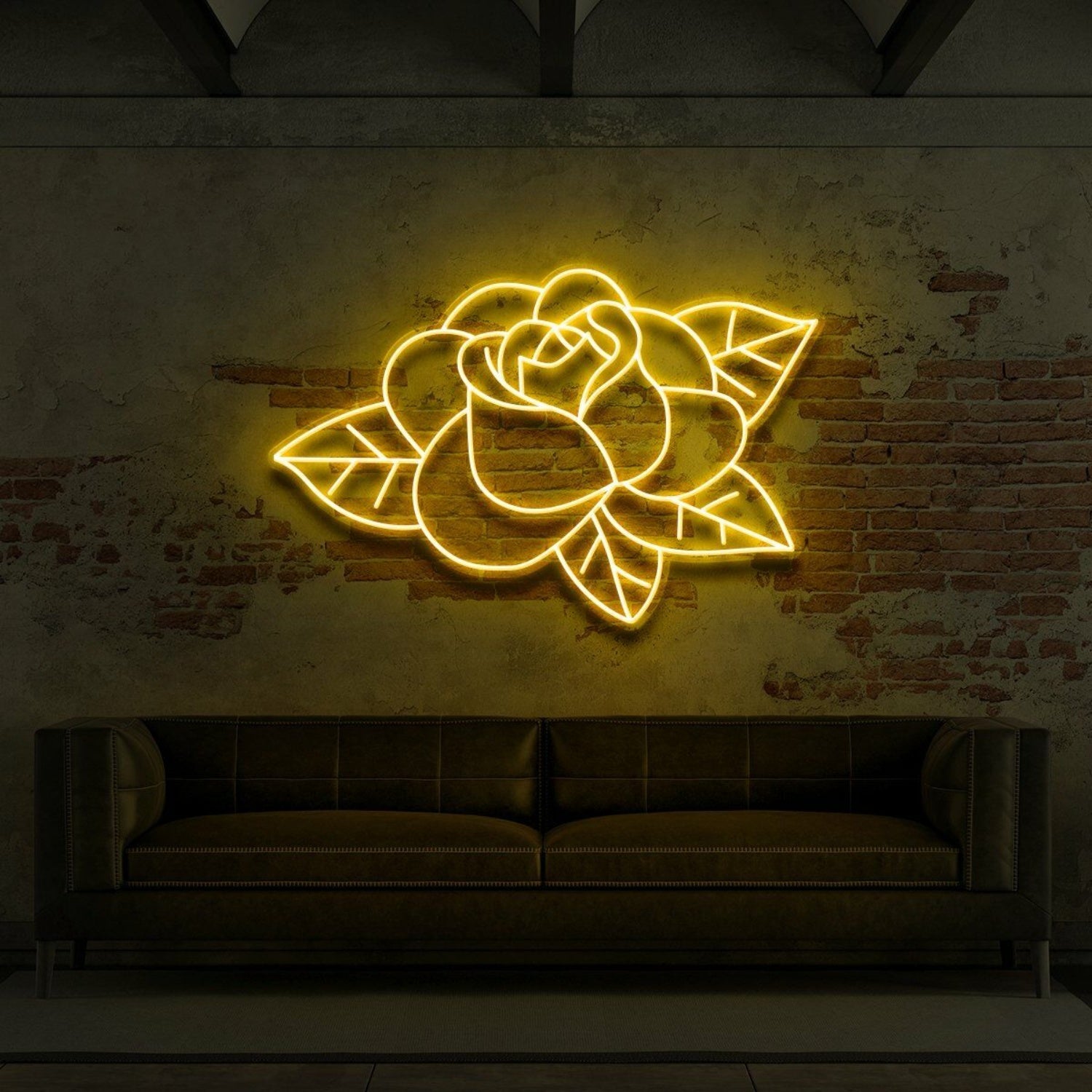 Old School Rose Neon Sign | Shineneon
