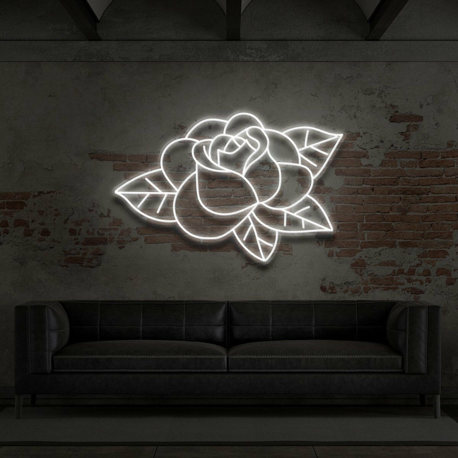 Old School Rose Neon Sign | Shineneon