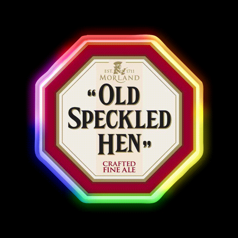 Old Speckled Whiskey Drink Bar Led Neon Sign Rgb Color