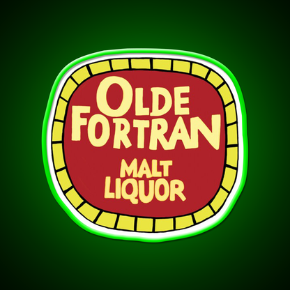 Olde Fortran Malt Liquor Beer Bar Decor Led Neon Sign Rgb Color - LED neon sign view 8