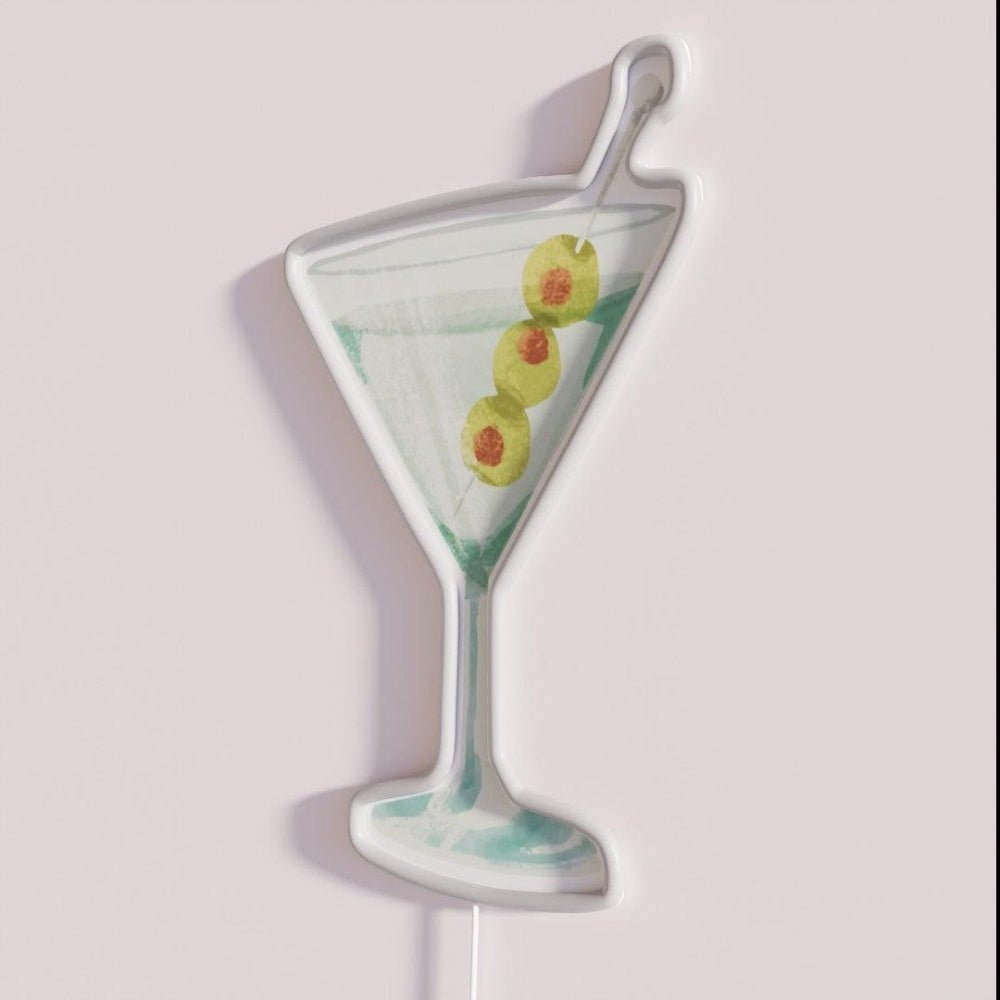 Olive Martini Cocktail Rgb Led Neon Sign - Shineneon
