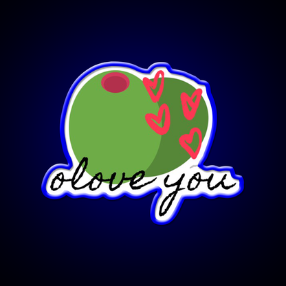 Olove You Man Cave Bar Led Neon Sign Rgb Color