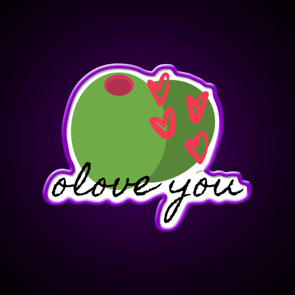 Olove You Man Cave Bar Led Neon Sign Rgb Color