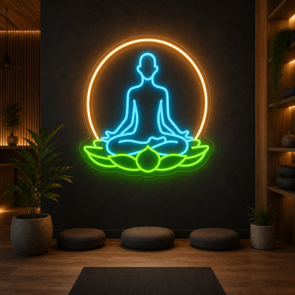 Om Yoga Collective LED Neon Sign Garage Man Cave Neon Sign high-converting product image