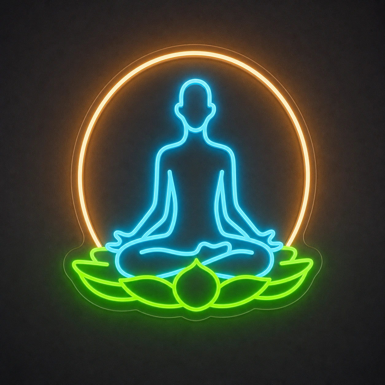 Om Yoga Collective LED Neon Sign Garage Man Cave Neon Sign main product image