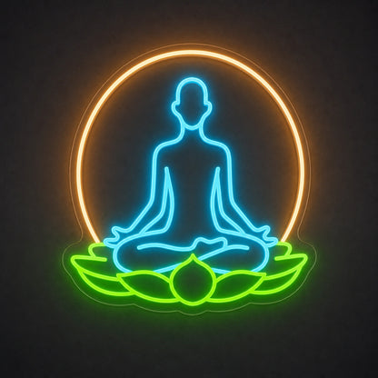 Om Yoga Collective LED Neon Sign Garage Man Cave Neon Sign main product image