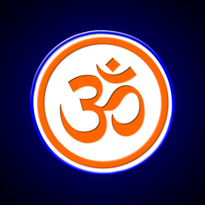 Om Yoga Led Neon Sign For Wellness Space Rgb Color