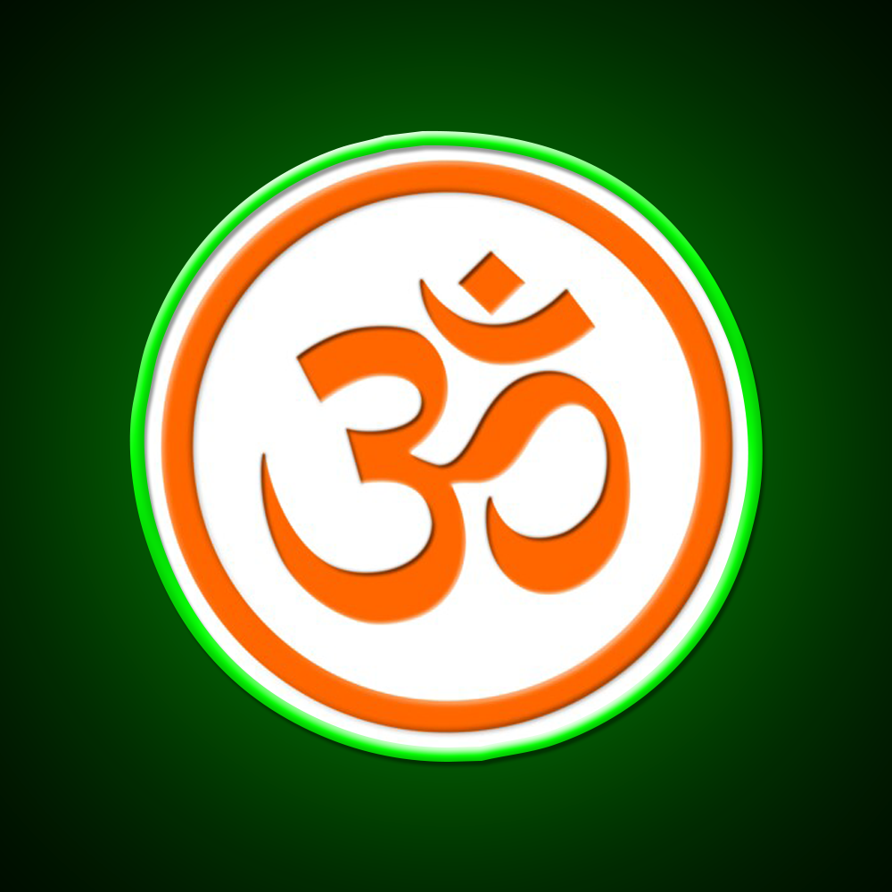 Om Yoga Led Neon Sign For Wellness Space Rgb Color