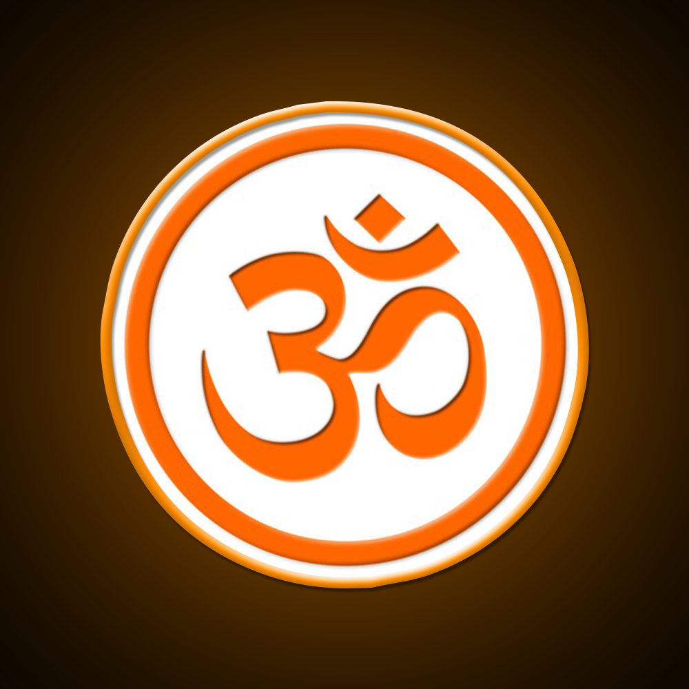 Om Yoga Led Neon Sign For Wellness Space Rgb Color