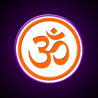 Om Yoga Led Neon Sign For Wellness Space Rgb Color