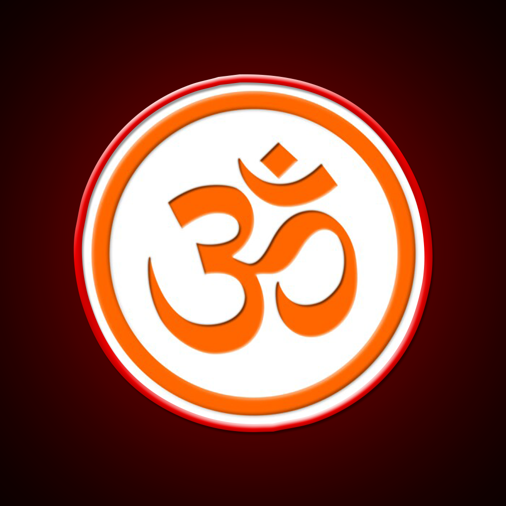 Om Yoga Led Neon Sign For Wellness Space Rgb Color